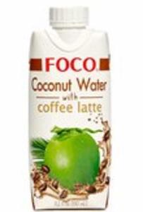 Кокосовая вода с кофе латте 330 мл. Foco цена 110 руб в Санкт-Петербурге Приморский район
